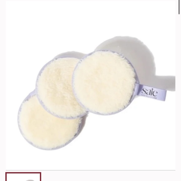 NWT Saie reuseable, multi-purpose, exfoliating & makeup puffs, 3 pack. - Picture 7 of 7